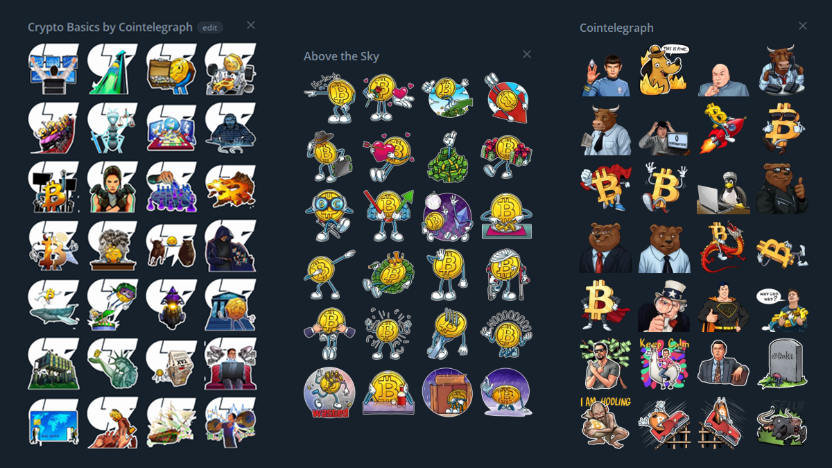 Coiny Mascout Stickers for Telegram Community